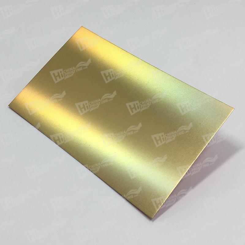 Holographic Gold Business Cards Printing Services